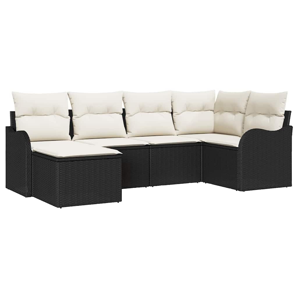 Ensemble de canapé d'extérieur design en acier revêtu et polyrotin chic