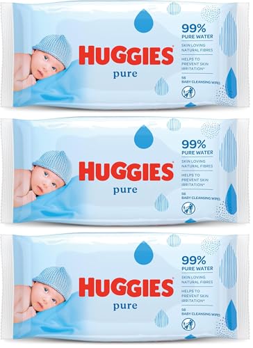 Huggies, Toallitas para Bebé - 1 x Pack de 56 (Paquete de 3)