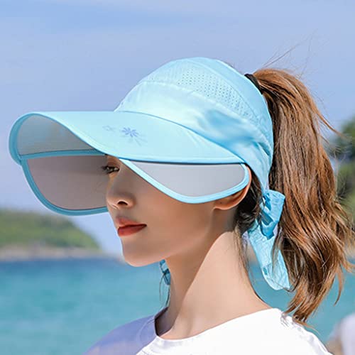 Visor d'été caps femelles baseball cap UV protection beau soleil