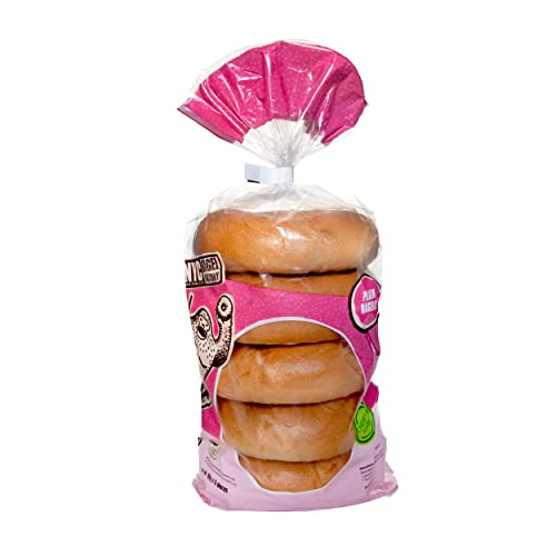 NYC Bagel Factory Plain Bagel 5 x 95g (Packaing may vary) - Frozen