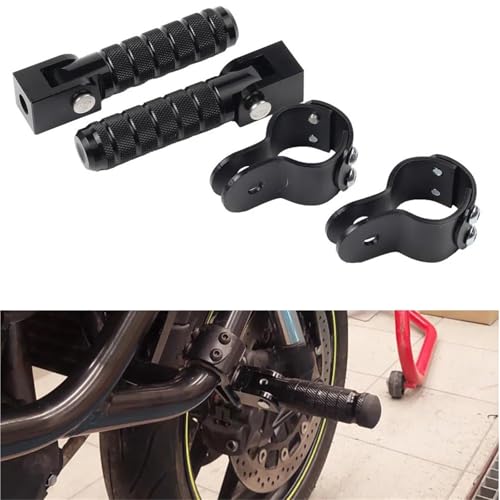 SOYTZBMK Motorrad Fußrasten Motorradzubehör: Klappbare Fußrasten Für Harley Für Pan America 1250 /S PA1250 RA1250 /S(Nero)
