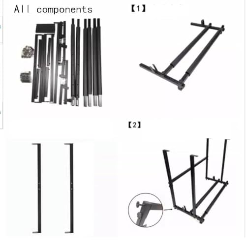 Support de rangement en acier robuste pour raquettes à la maison - 2