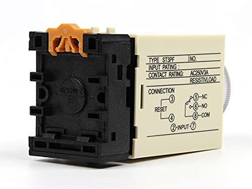 Relais du temps de temporisation ST3PF avec réglage multi-calibre 10m max - 5