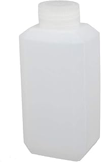 Lon0167 New 250ml HDPE Featured Plastic Screw Cap reliable efficacy Narrow Mouth Square Reagent Storage Bottle White(id:7be d4 72 964)