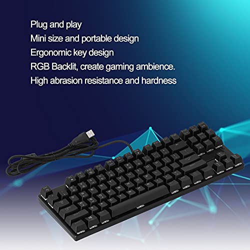 Teclado Gamer Restokki Compacto RGB USB miniatura 6
