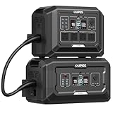 OUPES Mega 1 Portable Power Station with B2 Extra Battery - 3072Wh LiFePO4 Battery, 36 Min Fast Charge, 2000W(4500W Peak) AC/100W USB-C Output, Solar Generator for Camping, Home Backup, Off-Grid