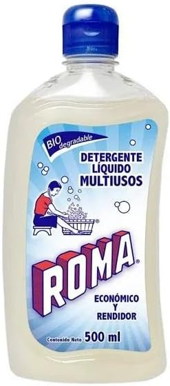 Roma Liquid Laundry Detergent, Multi-Purpose, 500 ml, 3 Pack