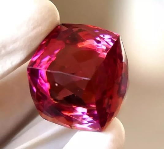 50 Ct Alexandrite Fancy Cube Cut Color Changing Natural Loose Gemstone for Jewellery
