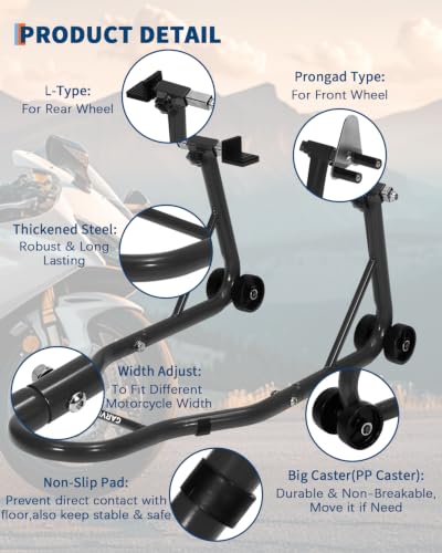 Garvee Heavy Duty Motorcycle Stands