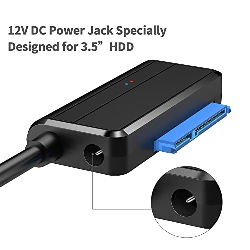 Xiwai Cavo adattatore USB 3.0 a SATA angolare 22