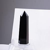 Vista 8 de AITELEI Varitas grandes de cristales curativos naturales, 3.9-4.3 pulgadas (3.9-4.3 in) 6 varitas de prisma de cristal facetado de un solo punto