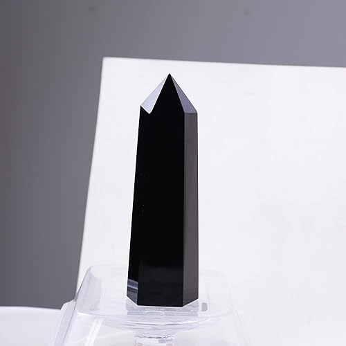 Miniatura 8 de AITELEI Varitas grandes de cristales curativos naturales, 3.9-4.3 pulgadas (3.9-4.3 in) 6 varitas de prisma de cristal facetado de un solo punto