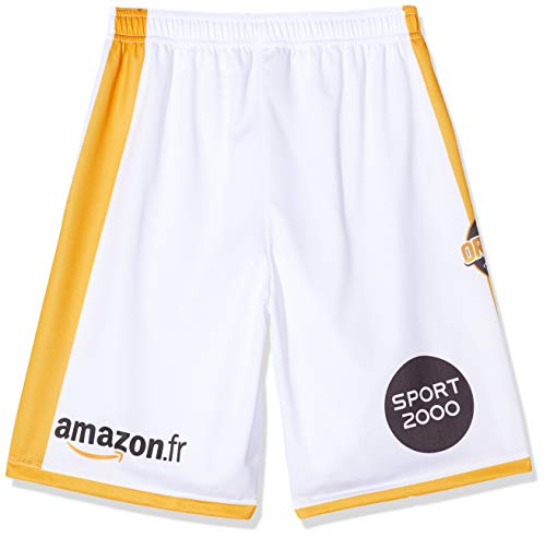 Orléans Loiret Orleans - Pantalón Corto Oficial del hogar 2019-2020, N'est Pas Applicable, Niño, Color Blanco, tamaño FR : XXS (Taille Fabricant : 12 ANS)