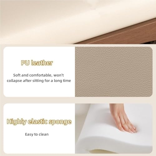 Banc à chaussures compact pour entrée étroite afin d'éviter le désordre