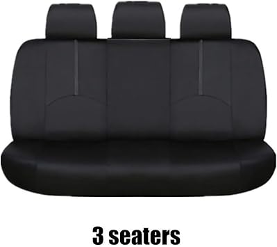 9pcs Full Set Car Seat Covers for Suzuki Baleno II Hatchback 2022 2023 2024 Universal Seat Protectors Cushion Front Back Waterproof Seat Headrest Covers Interior,Beige, normal