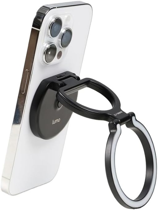 Nanlite Lumo Bi-Color LED Ring Light (Polar Black)