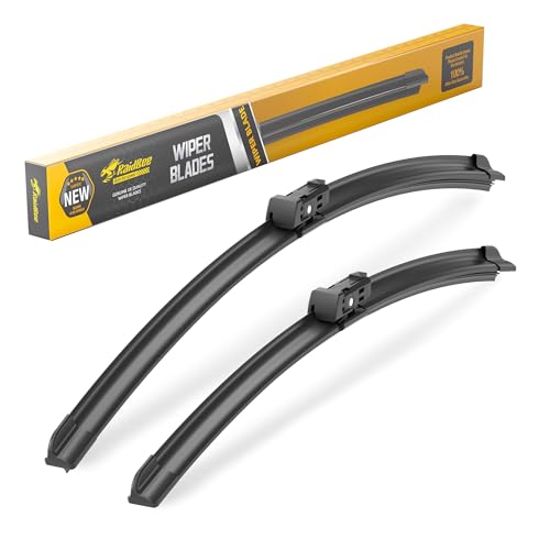 Raidbee 24+20 Windshield Wiper Blades Replacement for A4 A5 Q5 S4 S5 2008-2025 A4 ALLROAD RS5 SQ5 2014-2025 A6 ALLROAD A7 S6 S7 RS6 RS7 2018-2025 Genuine OEM Quality 2 Pack