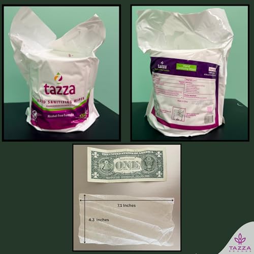 Image of Tazza TAZZAWP1200 Wet Wipes - Bulk 4 x 1200 Ct, Durable Pre-Saturated Cleaning Gym Equip Wipes. 1 penny a wipe!