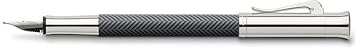 Graf Von Faber-Castell Guilloche Cisel233; Black Fountain Pen Fine