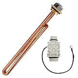 HE 90240 Tankless Water Heater Element & FSA QC MEDLRG Heating Water Flow Sensor for Ecosmart Eco 36 27 18 24 Electric Tankless Hot Water Heater Replacement Parts, 9000W 240V