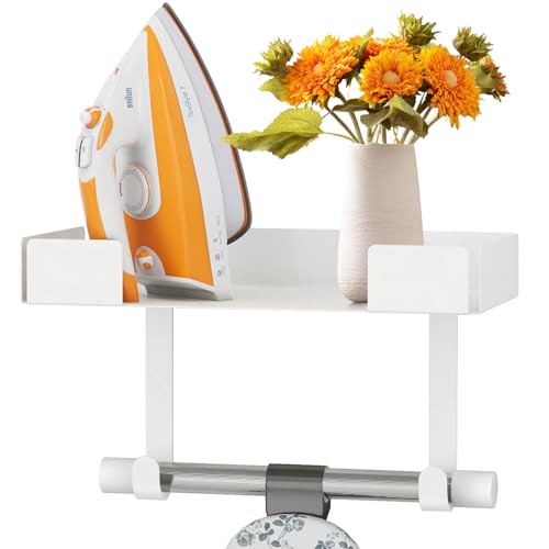 JUYSON Ironing Board Holder Wall Mount, Iron Board Storage Hanger
