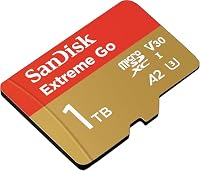 SANDISK 1TB Extreme Go Micro SDXC Karte (Für Android Smartphones und Tablets, Action Cams, Drones, UHS-I, bis zu 200 MB/s 5K, 4K UHD, Rescue Pro Deluxe, V30, Class 10, U3) Für Amazon – Ansicht 2