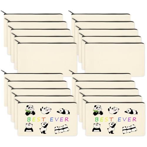 AMFUN 10 Estojo para colorir 12 bolsa reutilizável, bricolage bolsa de graffiti, adequada como presentes de aniversário para crianças colégio, presentes de Natal para crianças e detalhes para oferecer