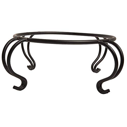 Evergreen Metal Scroll Detail Pedestal for Planter Flowerpot Bird Bath Bird Feeders 14
