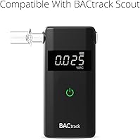 Vista 10 de BACtrack Boquillas alcoholizadoras profesionales (50 unidades) Compatible con probadores de alcohol de aliento BACtrack S80, Trace, Scout, Element