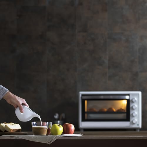 Cecotec Horno Convección de Sobremesa de 46 Litros Bake&Toast 4600 White Gyro. 2000 W, Luz Interior, 12 Funciones, Temperatura hasta 230º, Puerta de doble Cristal, Incluye Rustidor Giratorio - imagen 7