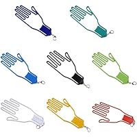 JoyousMall for golf Glove Stretcher and Dryer, ABS Plastic Hand Shape Hanger for Drying and Storage, Portable Clip-On Keeper to Maintain Shape and Extend Life,