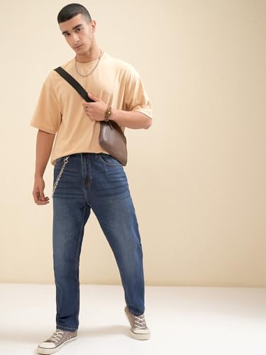 Image of Highlander Men's Jeans | Dad Fit | 100% Cotton | Classic & Comfortable Denim for Everyday Casual Wear