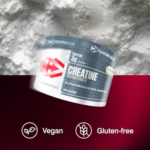Dymatize Creatine Monohydrate Unflavored Powder 300g - 100% Creapure Creatine - Amino acids - creatine - Image 4