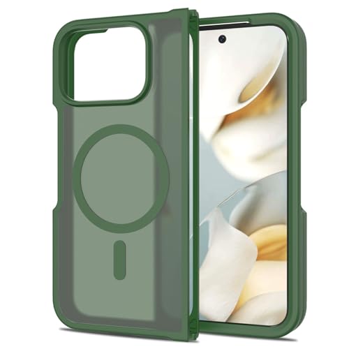 For Google Pixel 10 Pro Fold �P�[�X magsafe�Ή� �X�}�z�P�[�X ���N���A �ϏՌ� ���^ �}�O�Z�[�t�Ή� �O�[�O���s�N�Z�� 10Pro Fold �p �X�}�z�J�o�[ PC+TPU 2�d�\�� ������ �}�O�l�b�g�P�[�X�}�O�l�b�g