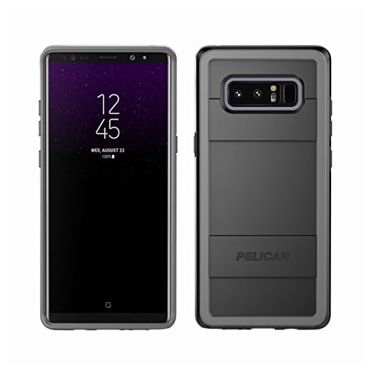 Pelican Protector | Samsung Galaxy Note8 Case (Black/Light Grey)