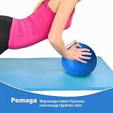 TRIXES Piłka do Pilates 25cm - do Ćwiczen Jogi Rehabilitacyjna