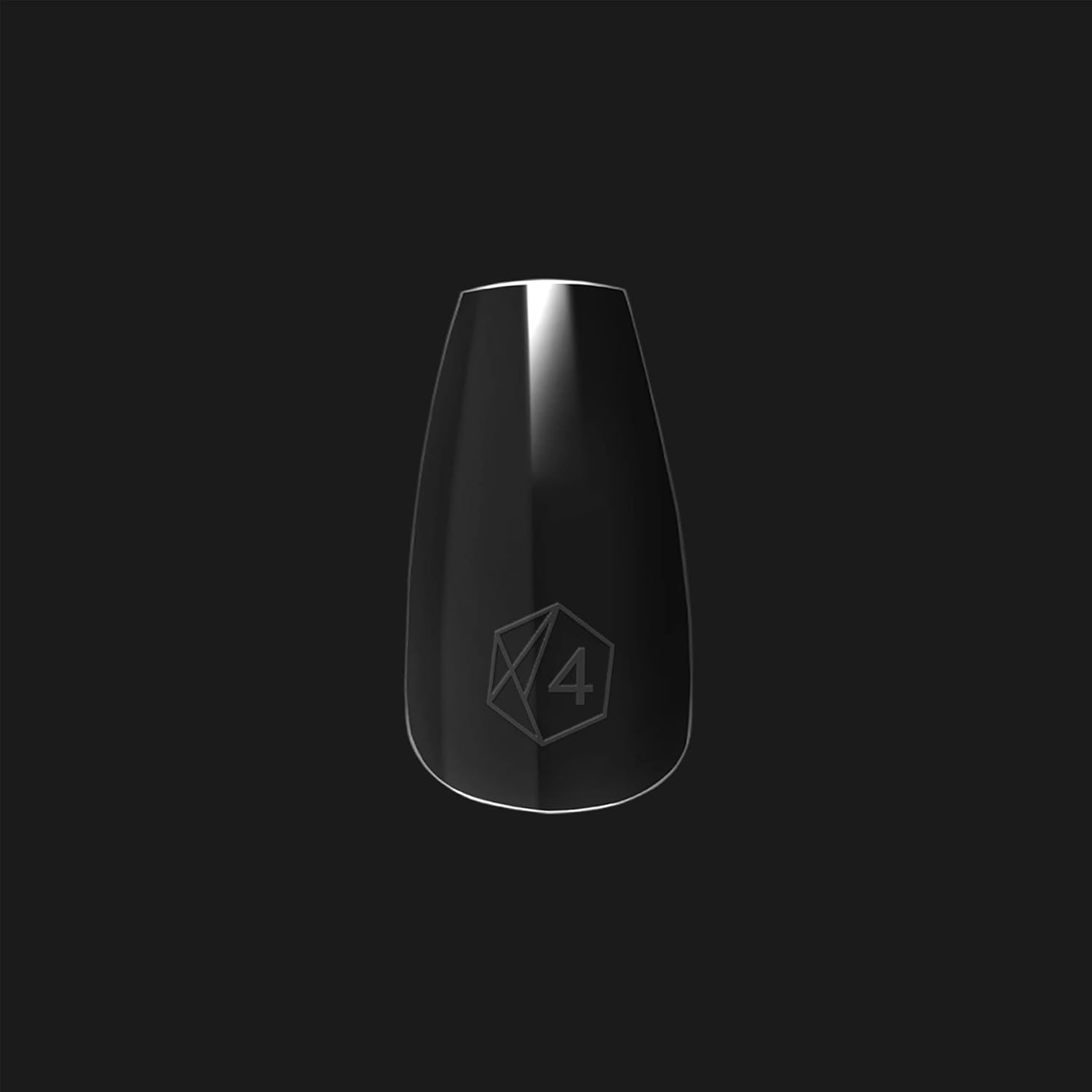 Aprés Gel-X® Natural Coffin Short Tip Box | 500pc Gel-X Tips, 11 Sizes 00-9, Premium Quality