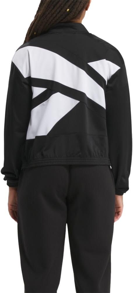 Reebok Womens Banded Track Jacket Black M - Image 4