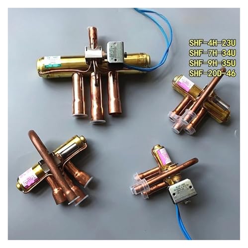 Four- Way Heat Pump Reversing Valve With Coil,Compatible For Sanhua , AC220V 1- 5P Air Conditioning(SHF- 9H- 35U 3P)-2