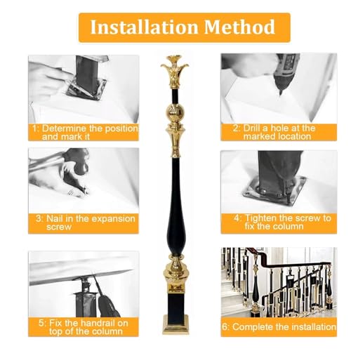 Rampe d'escalier instable ? Rénovez avec le balustre en métal rigide