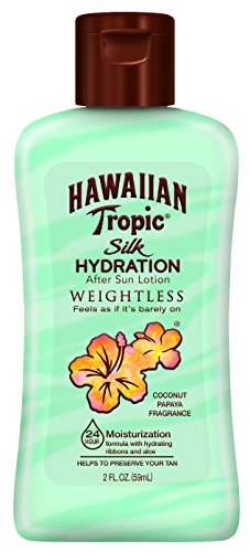 Hawaiian Tropic Silk Hydration Weightless After Sun Gel Lotion With Hydrating Aloe And Gel Ribbons, TSA Approved Size, 2 Ounce