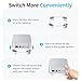 OMOTON Aluminum Stand for Mac mini M4 and M4 Pro, Cooling Desktop Holder Mount, Convenient Access to Power Button, Durable and Sturdy Design, Silver