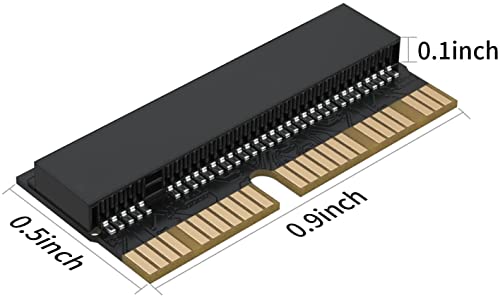 Image of Tobo M.2 PCIE NVME SSD Adapter Card, Easy Installation, Converter for A1465 A1466 A1398 A1502 TD-401HS, NVME /AHCI Upgraded Kit