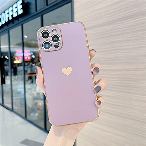 Coque iPhone 11 antichoc et élégante avec motif cœur brillant pour protection optimale