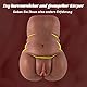 BBW Masturbieren für Männer Masturbator - 2 in 1 Pocket Pussy Groß mit 3D Vagina Klitoris Anal Taschenmuschi Masturbatoren Doppelkanal Tragbare Erotik sex spielzeug für die männer solo (760g)