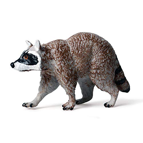 Sculpture raton laveur miniature modèle solide ornement KELIEQA
