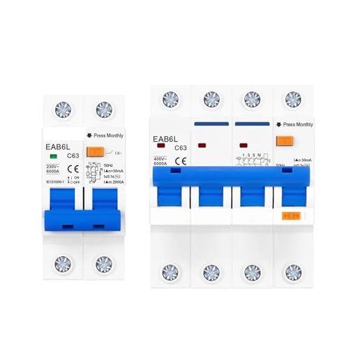 Interrupteur RCCB RCD 2P pour sécuriser les circuits humides de la maison