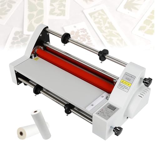 Digital Thermal Laminating Machine with Adjustable Temperature Control & Display - Ideal for Home, Office, School Use - High-Quality Roll Laminator for Easy Document Protection