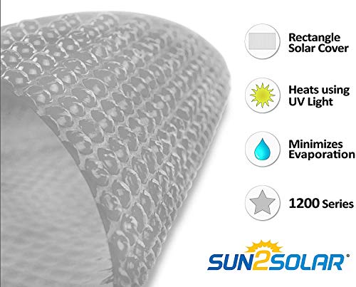 image for Sun2Solar Clear 12-Foot-by-28-Foot Rectangle Solar Cover | 1200 Series