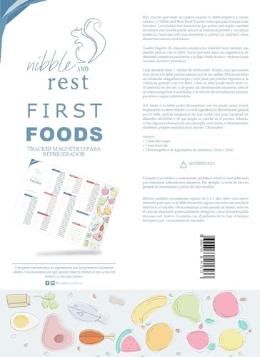 Image of Nibble and Rest Iman para nevera First Foods Tracker